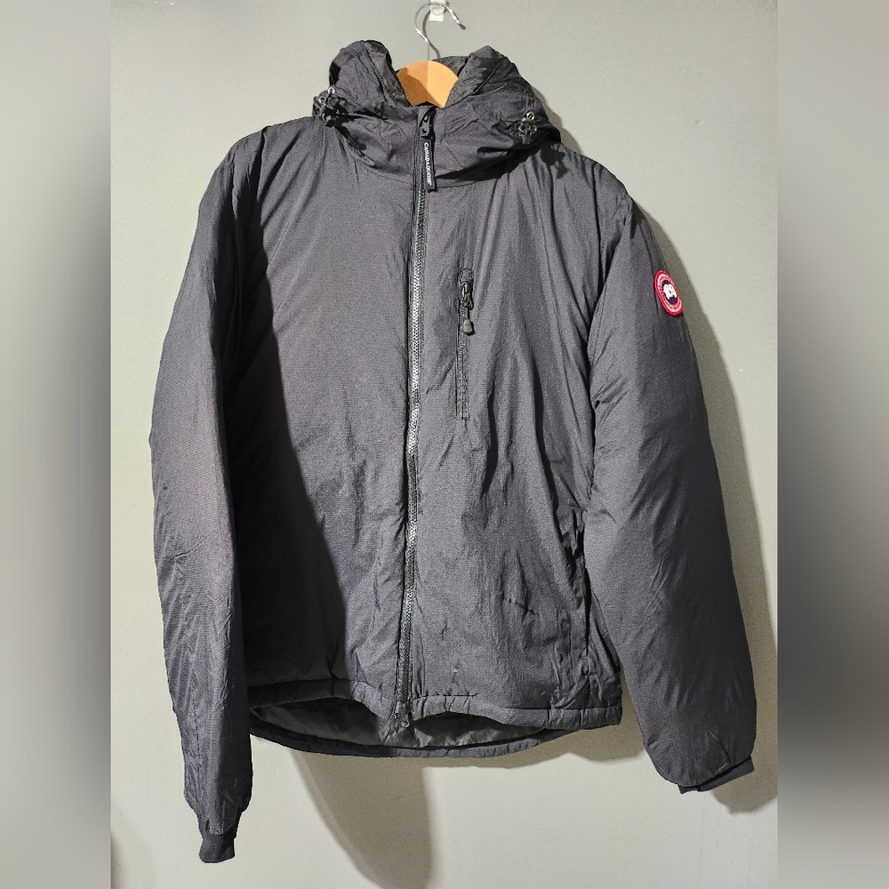 Canada Goose Lodge Hoodie Mens Med NWT Matte Black